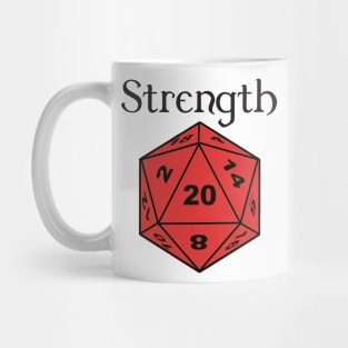 Strength Stat D20 Mug